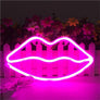 Lip Neon Sign Light | Battery & USB Operated