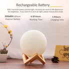 Personalized 3D Moon Lamp with remote control and 16 color options – romantic home lighting décor