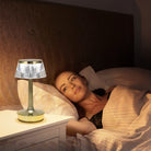 Diamond Reflection Portable LED Crystal Table Lamp | Chronos Lights