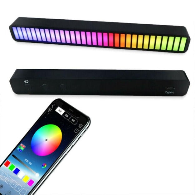 Sound Reactive Led Panel Shop with our Rechargeable RGBIC Sound Reactive Light – Chronos Lights