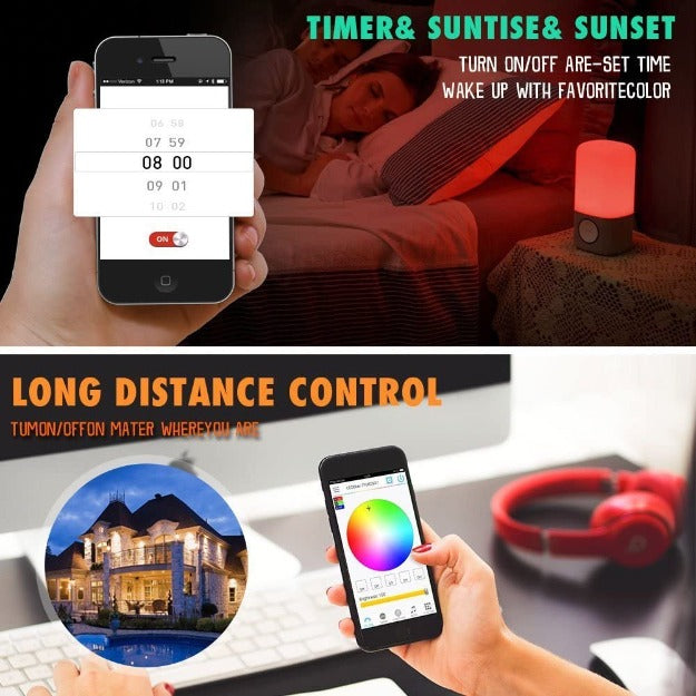 Smart RGB LED strip controller with Magic Home Pro app for smartphone control – Chronos Lights