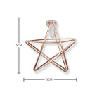 Metal Star String Lights - Rose Gold Chronos