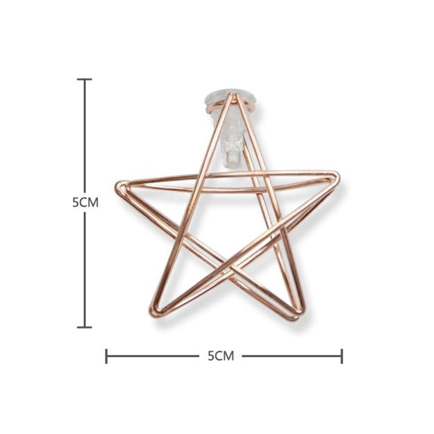 Metal Star String Lights - Rose Gold Chronos