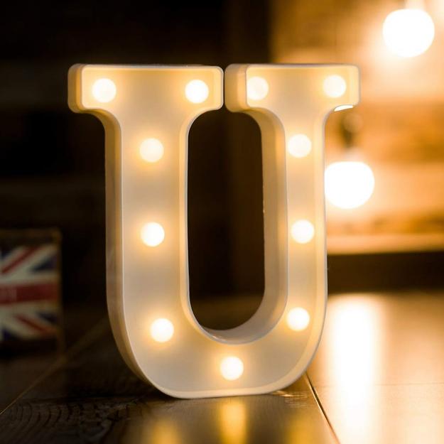 Marquee Letter Sign Lights - Alphabet U - Chronos