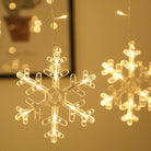 Snowflake Curtain Lights | Warm White LED Chronos