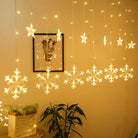 Snowflake Curtain Lights | Warm White LED Chronos