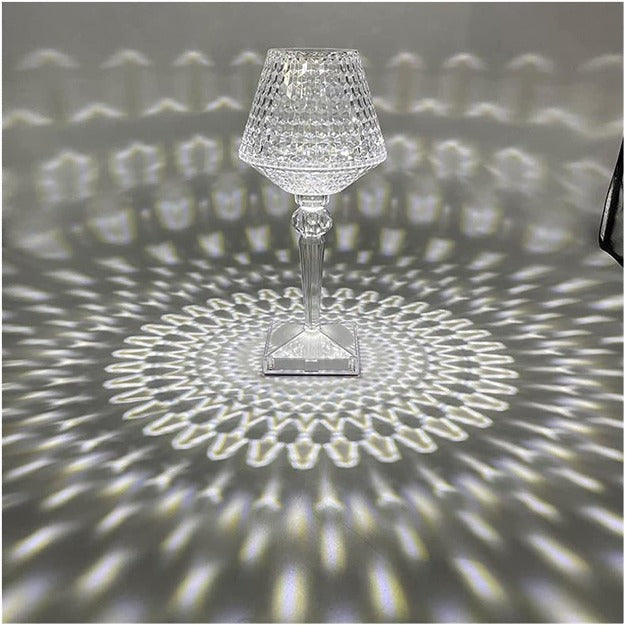 Spotty Reflection Portable LED Crystal Table Lamp | Chronos Lights