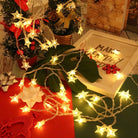 Star String Lights - 3AA Battery + USB Operated | Warm White LED - Chronos