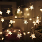 Star String Lights - 3AA Battery + USB Operated | Warm White LED - Chronos