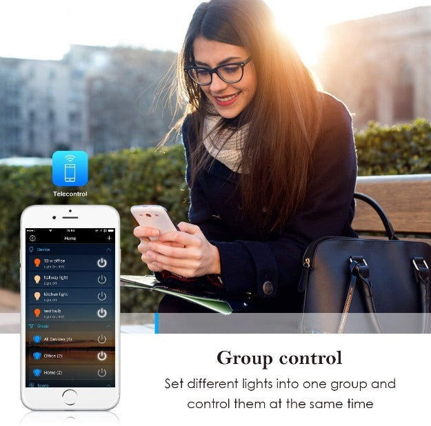 Voice-activated RGB LED strip controller compatible with smart home devices – Chronos Lights