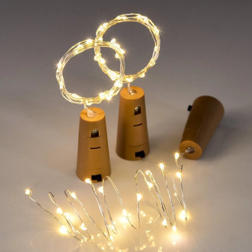 Fairy Lights with Bottle Cork - Battery Operated - Chronos