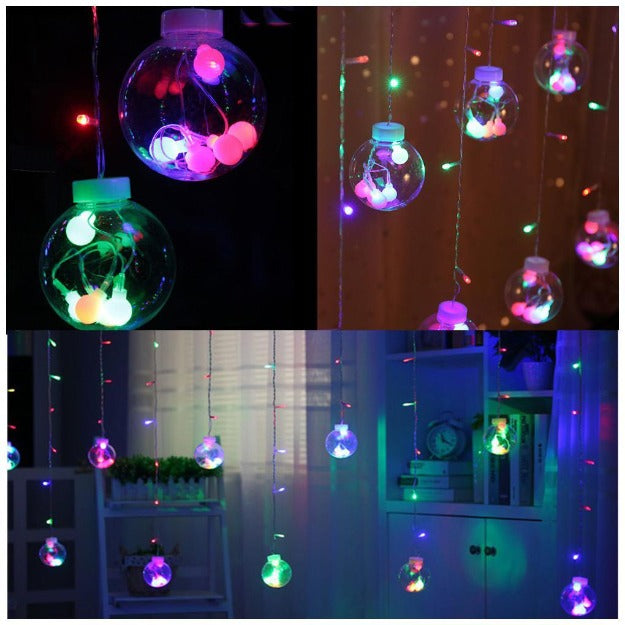 Wish Ball Curtain Lights | Multi LED | 138 LEDs